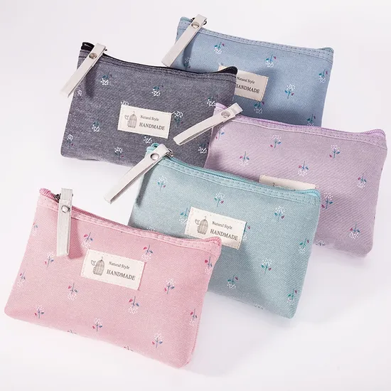 ISO BSCI Eco Planet Friendly Organizzatore da viaggio pieghevole personalizzato Astuccio da toilette separabile in rete di nylon Pennello per trucco Borse per cosmetici in nylon